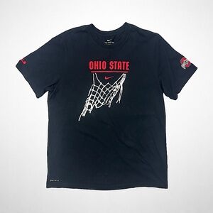 Nike OSU Basketball Team Issue - Black Net Tee